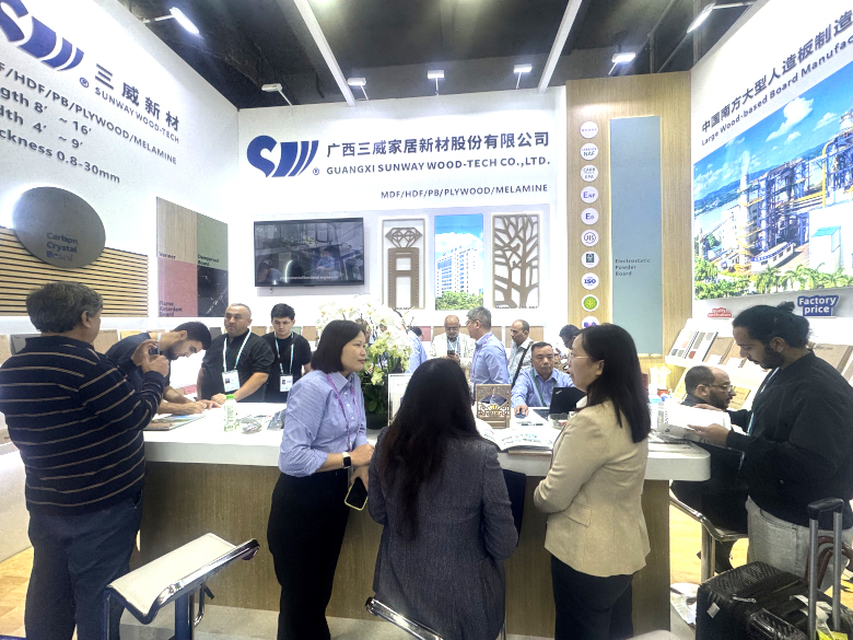 第138屆廣交會上三威新材展位情況 第138屆廣交會上三威新材展位情況